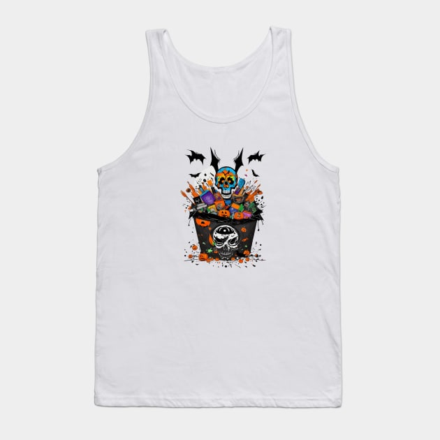 Trick or Trash Tank Top by Prime Quality Designs